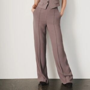 Spanx Carefree Olive Green Plus Size Wide Leg Trouser. 2xl